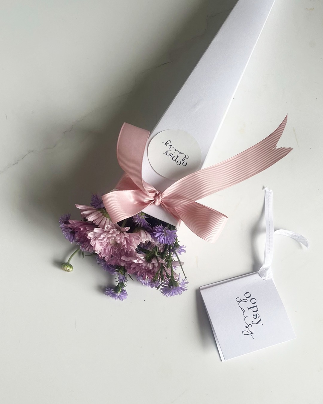 One cone, endless love. 💐✨ Our single flower cones are bursting with fresh blooms, perfect for gifting, celebrating, or just because! 🌸
📦 Order now & spread a little joy today.
#OopsieDaisyCones #TinyButMighty #JustOneBloom #FlowersForYou #GiftWithHeart