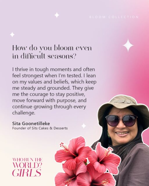 Meet a woman who chooses to bloom, even in the toughest seasons. 🌸 Strength isn’t always loud — sometimes it’s staying grounded in your values, believing in yourself, and moving forward with courage and purpose. Her story reminds us that growth often happens quietly, long before the world sees the bloom.

What helps you bloom during difficult seasons? Share your blooming moment below. ✨

@sitssita @sitscakesanddesserts 

#WomensDayEveryDay #WhoRunTheWorldGirls #WomenWhoInspire #BloomInEverySeason #WomenSupportingWomen #SheBlooms #StrengthInBloom #WomenInBusiness #EmpoweredWomen #StoriesOfStrength #BloomWhereYouArePlanted #OopsydaisyBlooms #SriLankanWomen #CelebrateHer