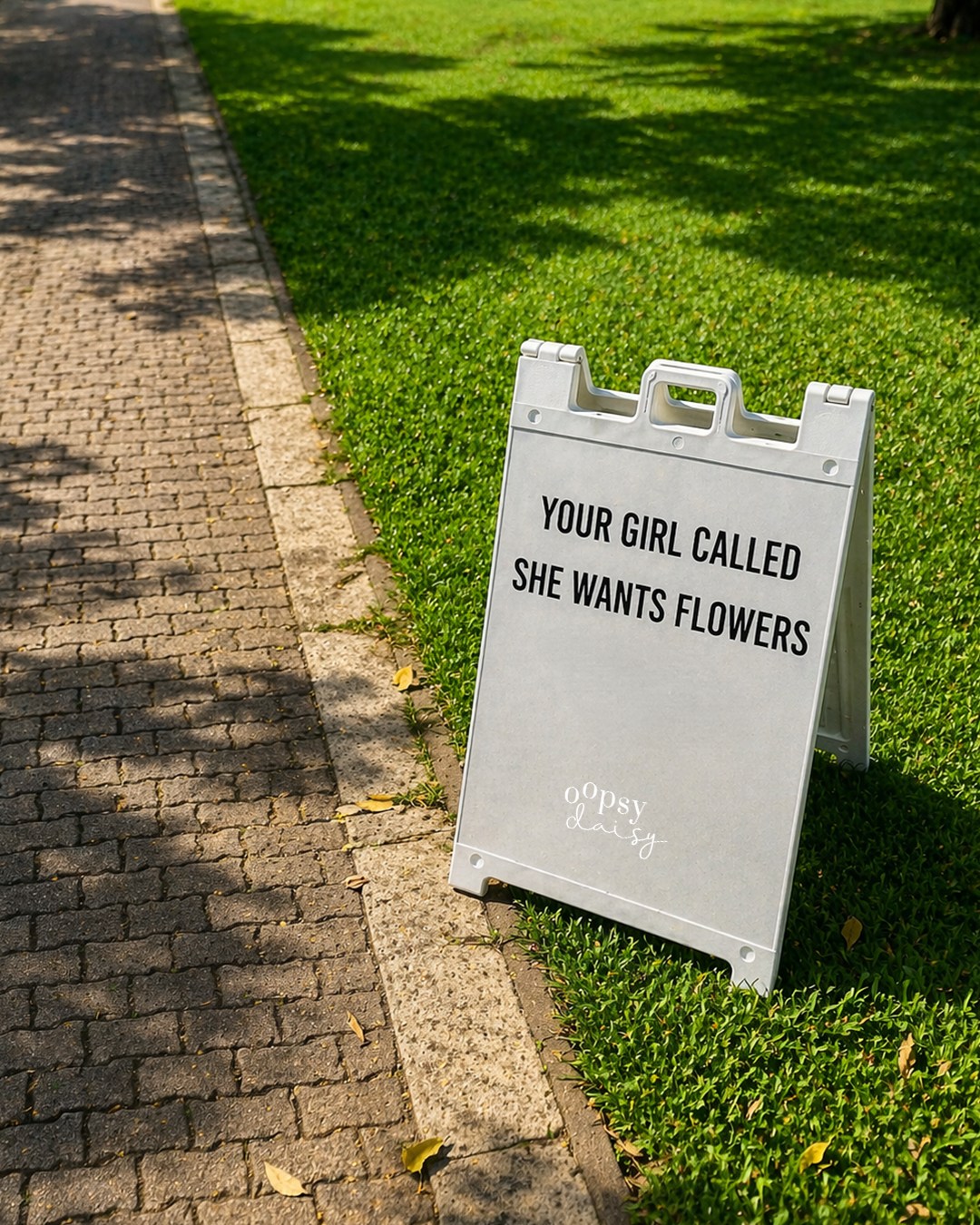 Your sign’s doing the talking so you don’t have to 🌸😅

“Your girl called… you know what to do.”

#FlowersFixEverything #HintHint #RelationshipGoals #DoBetter #FlowerPower #SimpleThings #RomanceDoneRight #GetHerFlowers #StreetSigns #SubtleNotSubtle